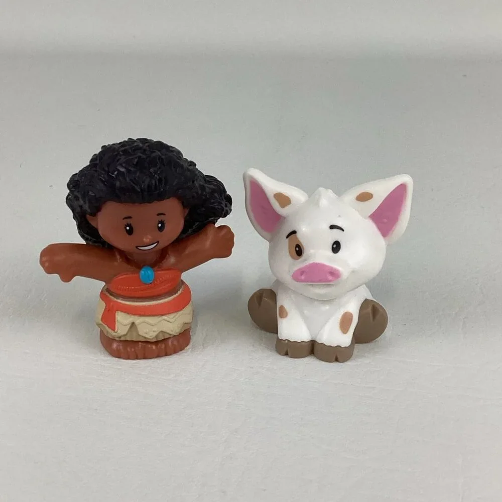 Fisher Price Little People Disney Princess Moana Maui Wave Rider Canoe Figure